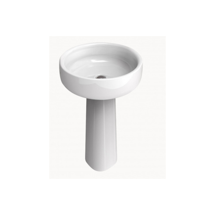 Säule umywalkowy Flaminia Bonola weiß Glanz, wys. 695 mm- sanitbuy.pl