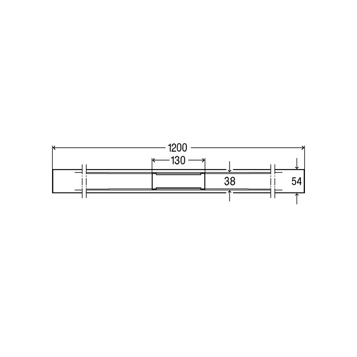 Rost odpływu liniowego 80cm, Viega Advantix Cleviva, golden szczotkowany