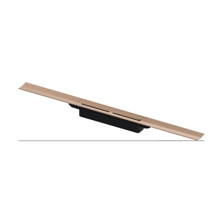 Rost profilu prysznicowego TECEdrainprofile, bunt powłoka PVD, 900mm, czerwone Gold szczotkowane