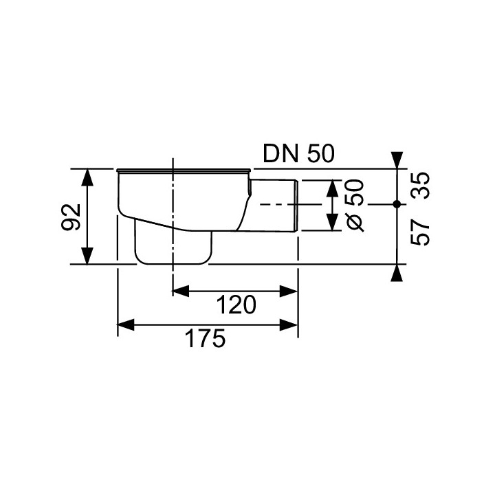 Ablaufbogen TECE drainline mit Siphon 6 500 01- sanitbuy.pl