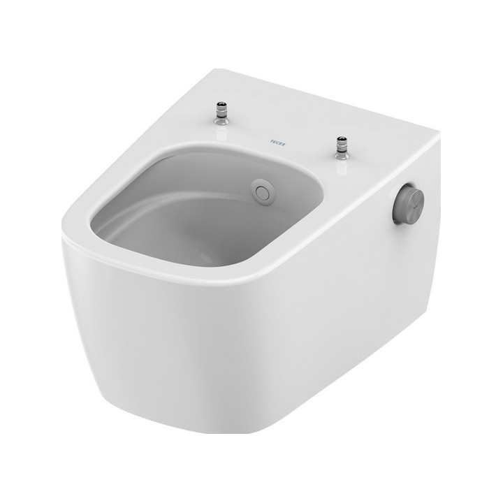 Becken WC myjąca Tece Neo, ciepła i zimna woda, weiß