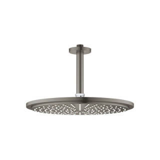 Kopfbrause z przepustem stropowym 142mm 1 strumień, Grohe Cosmopolitan 310 Rainshower, brushed hard graphite 