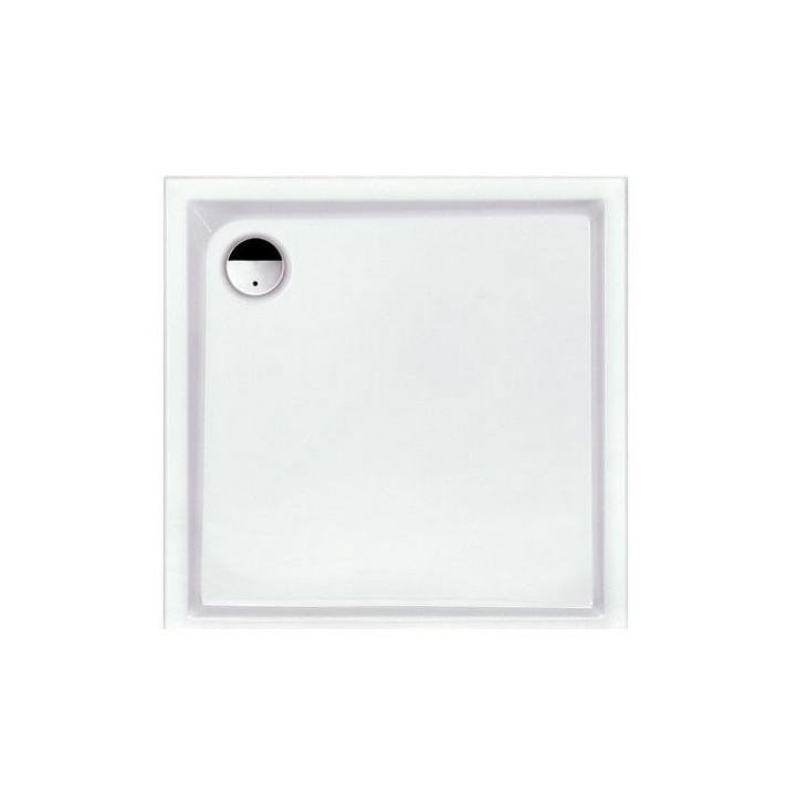 Duschwanne quadratisch Acryl- 80x80cm, Sanplast Prestige Bza/PR, weiß