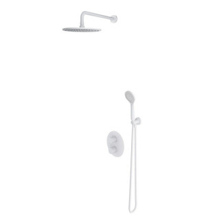 Thermostatisch Duschsystem Unterputz, Omnires Y - Nikiel