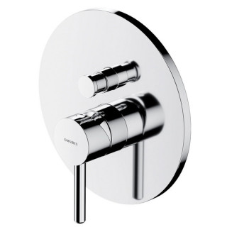 System Wannen-prysznicowy, Aufputz-, thermostatisch, Omnires Y, weiß matt