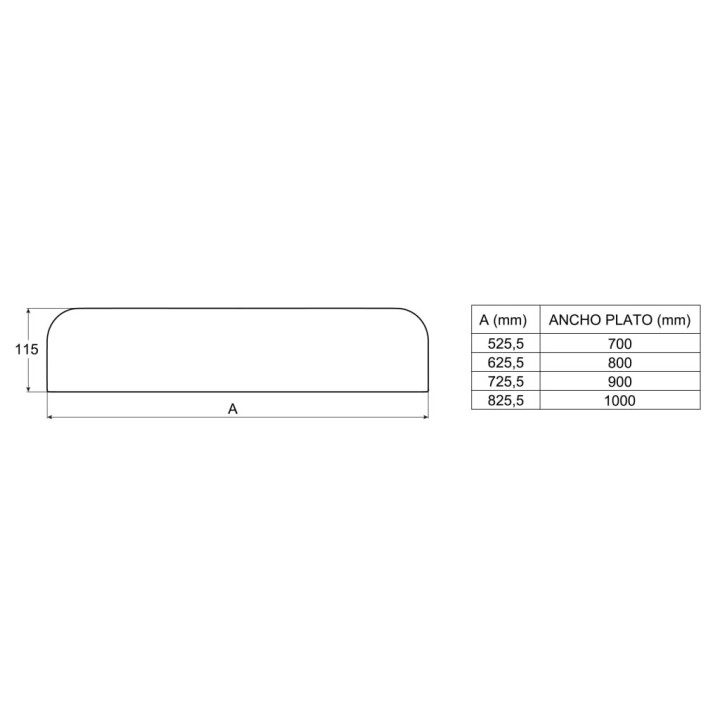 Osłona odpływu brodzikowego Roca Aquos, 90cm, weiß