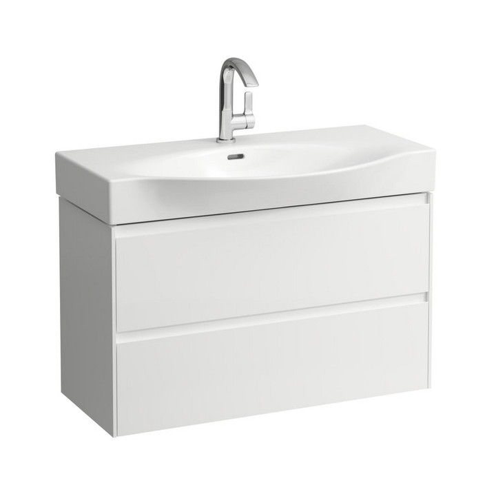 Schrank Unterbau- hängend 88cm, Laufen Lani, weiß matt