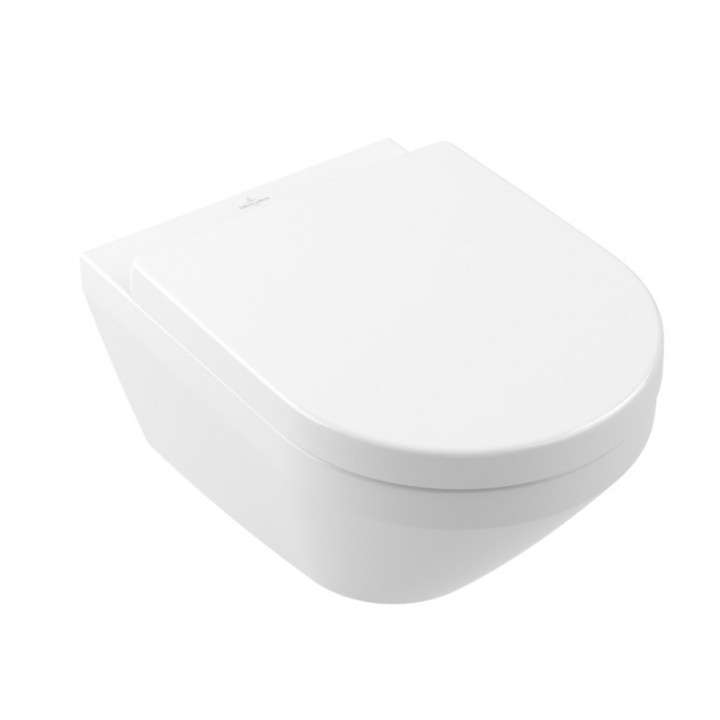 Wand-wc Villeroy&Boch Architectura, 53x37 cm, bez kołnierza, mit Schicht antybakteryjną AntiBac, mit Schicht ochronną CeramicPlu