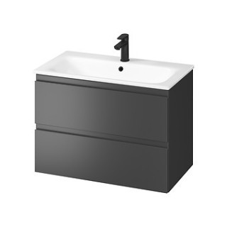 Schrank Unterbau- Cersanit Moduo Slim 60, antracyt