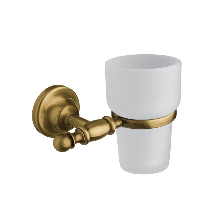 Seifenschale Glas- Allpe Perla - bronzo