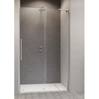 Tür Dusch- Radaway Furo SL Brushed Copper DWJ 120cm, Version links, Glas transparent, profil miedź szczotkowana