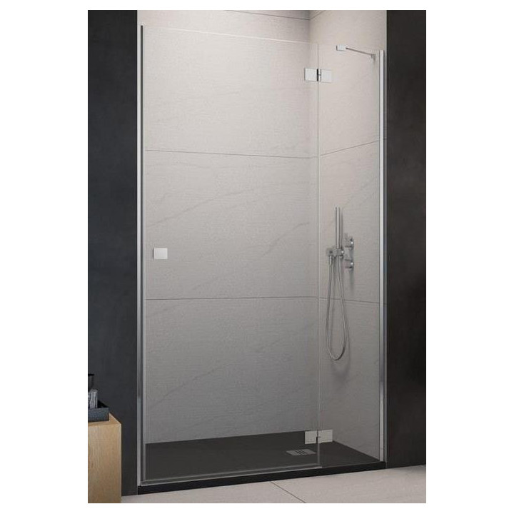Tür Dusch- für die Nische Radaway Premium Plus DWJ 160, uniwersalne, 1575-1615mm, Glas fabric, profil Chrom
