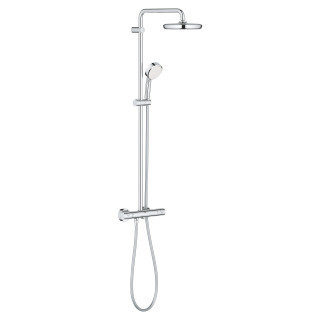 Duschsystem Grohe Tempesta Cosmopolitan System 250 Cube, Aufputz-, Armatur Einhebel-, 2 wyjścia wody, Chrom