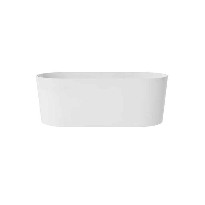 PYTAJ O RABAT ! Badewanne freistehend Besco Goya XS 142x62cm, klik-klak weiß czyszczony od góry - weiß