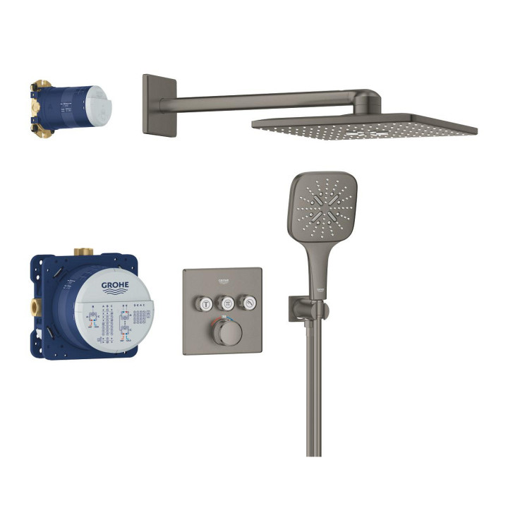 Unterputz Dusch-Set Grohe Grohtherm Smartcontrol, thermostatisch, 2 wyjścia wody, Chrom