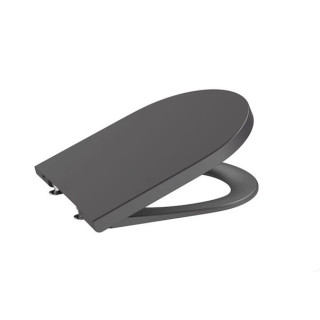 Wc-sitz mit Softclosing Compacto Roca Inspira Round, onyks