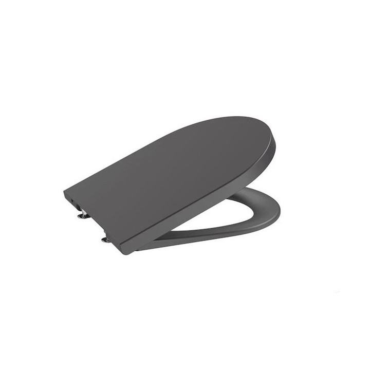 Wc-sitz mit Softclosing Compacto Roca Inspira Round, onyks