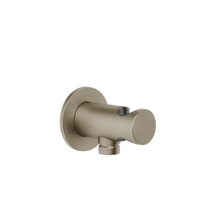 Anschlussbogen Gessi Anello, mit Griff - Copper Brushed PVD