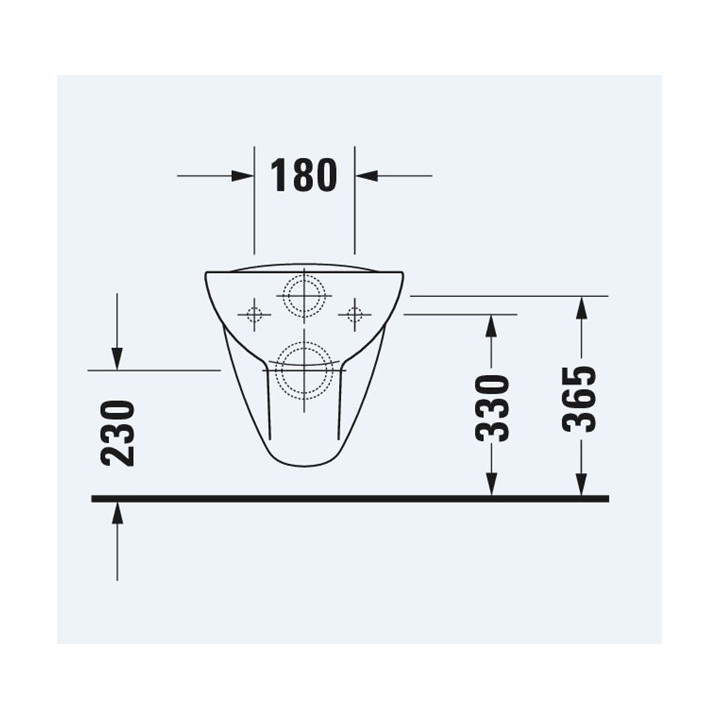Beckentoaletowa wandhängend duravit d-code, 355x545 mm, weiß alpin- sanitbuy.pl