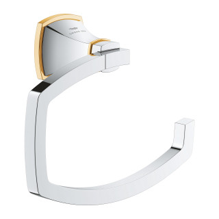 Halter Grohe Grandera z ceramicznym dozownikiem na mydło - Chrom / golden