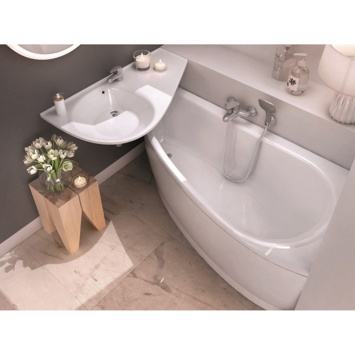 Badewanne Ravak Avocado asymmetrisch links 160x75 cm