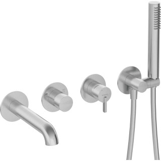 Wannenbatterie mit Set Unterputz, Deante Silia, Chrom