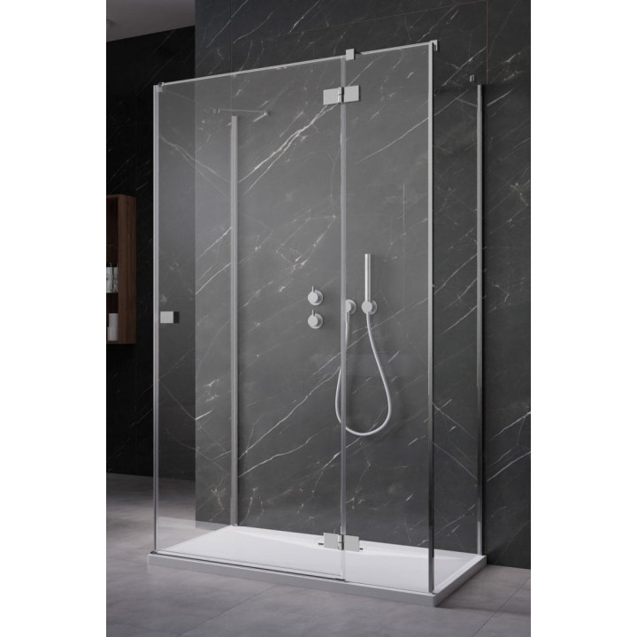 Tür Dusch- Radaway Essenza New KDJ+S 90 cm, links, profil Chrom, transparentes Glas