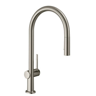 Einhebel- Küchenarmatur 160, metalowa herausziehbarer Auslauf, 2jet, sBox, Hansgrohe Zesis M33 - Schwarz Matt
