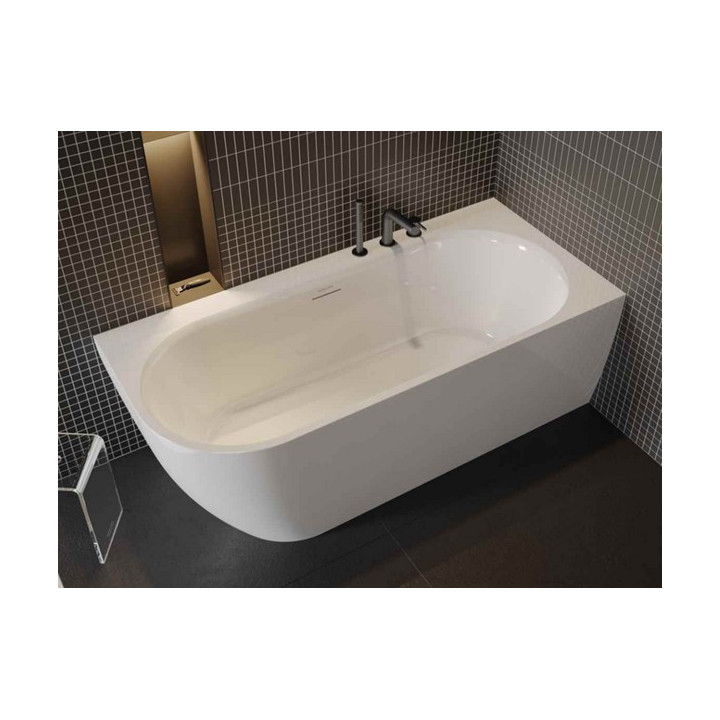 Badewanne freistehend Excellent Olia 2.0, 150x73cm, oval, Acryl-, weiß