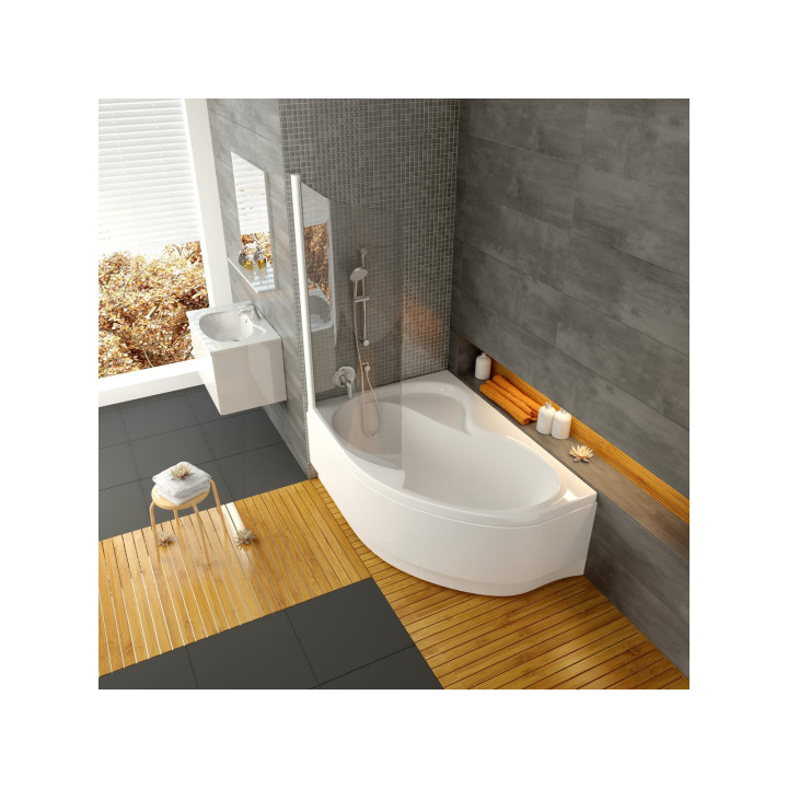 Badewanne Ravak Rosa II asymmetrisch rechts 150x105 cm