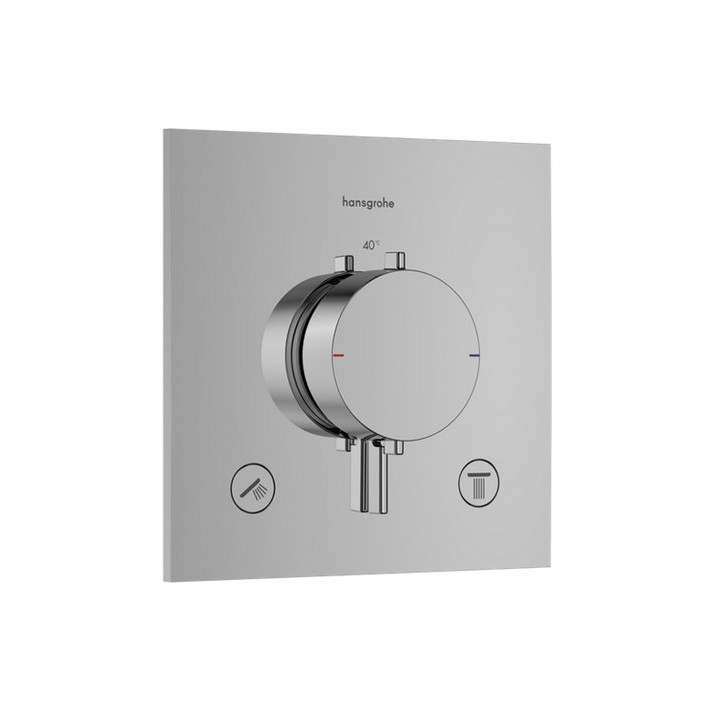 Armatur thermostatisch Hansgrohe Ecostat E, Unterputz, Außenelement