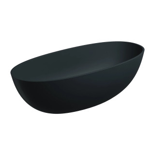 Badewanne freistehend 148x75cm, Omnires Shell M+, weiß Glanz