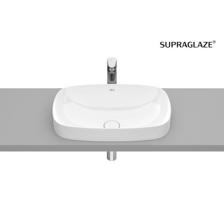 Unterbauwaschtisch Square FINECERAMIC®, Roca Inspira - Onyks