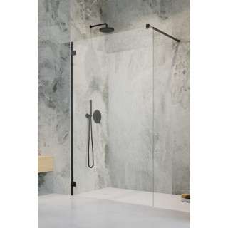 Duschkabine Radaway Essenza Pro 8 Gold Walk-in 120, Glas transparent, profil golden