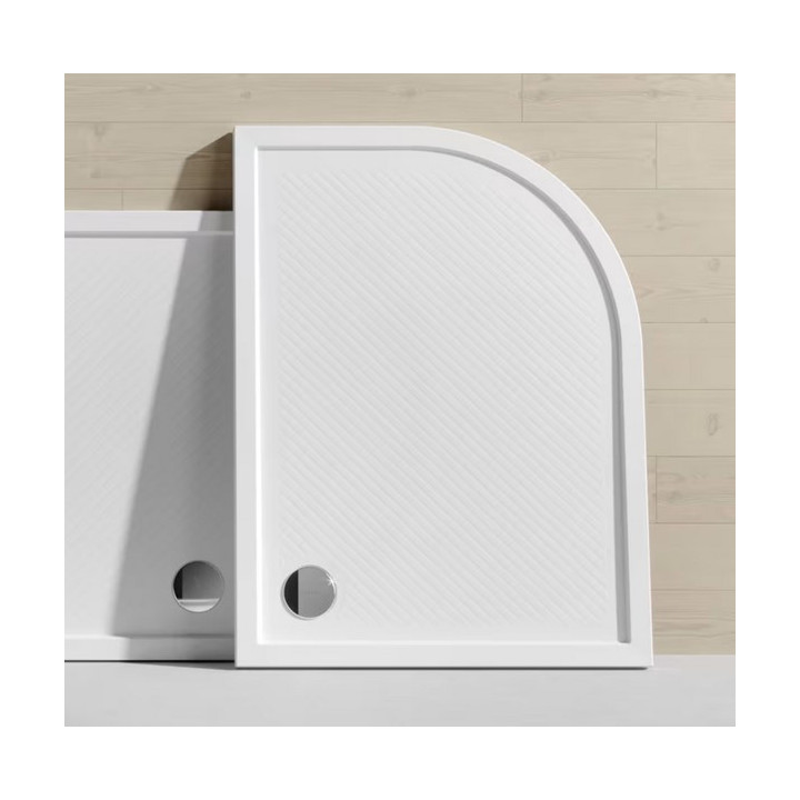 Duschwanne Huppe Purano halbrund 90x120 cm
