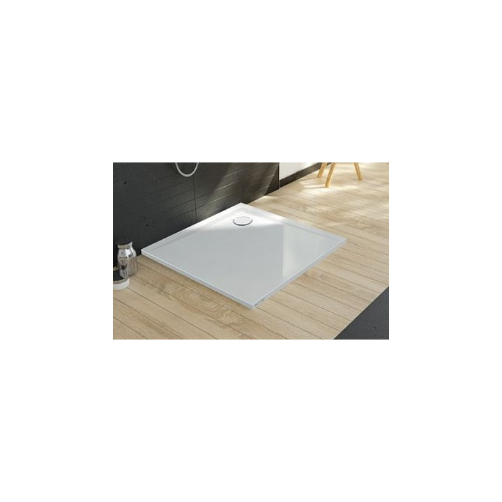 Duschwanne quadratisch Sanplast B-M/SPACE S 90x90x1,5 biew, odlew mineral - weiß
