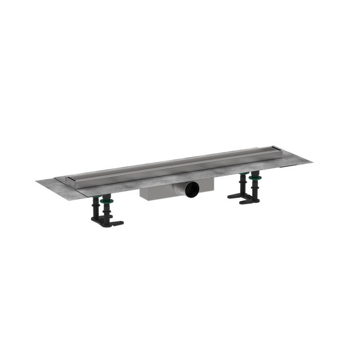 Außenelement odpływu Hansgrohe RainDrain Flex, 80 cm, montaż przy ścianie - schwarz matt