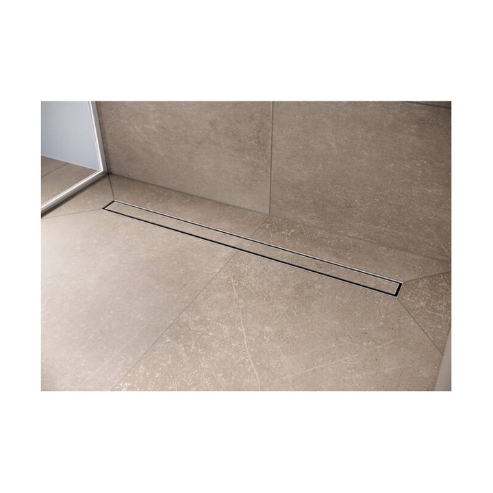 Außenelement odpływu Hansgrohe RainDrain Flex, 80 cm, montaż przy ścianie - schwarz matt