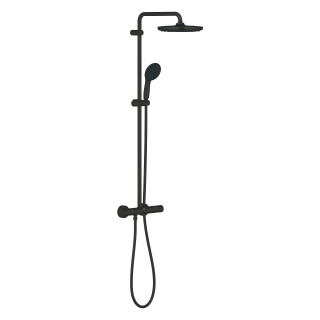 Dusch-set Grohe Vitalio Start System 250 mit Thermostat zur Wandmontage - matte black