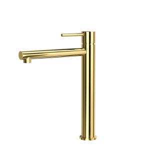Waschtischarmatur Corsan Lugo hoch - golden Glanz