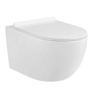 Aufsatzwaschtisch Corsan Olvena oval 60x42,5x14,5 cm ohne Stöpsel - weiß