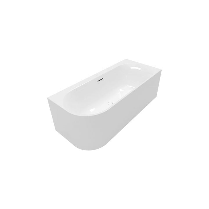 Badewanne zur Wandmontage 180x80 , Villeroy&Boch Loop&Friends - Weiss Alpin