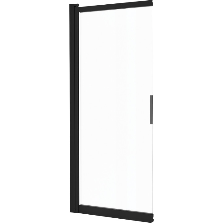 Duschwand Deante Prozma walk-in 80x195 cm - Glas transparent, profil gebürsteter Stahl