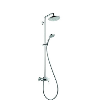 Zestaw prysznicowy Hansgrohe Croma 220 z baterią jednouchwytową- sanitbuy.pl