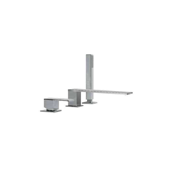 Bateria Cuadro-Tres wannowa trzyotworowa- sanitbuy.pl