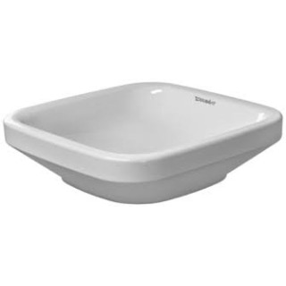  Umywalka Duravit DuraStyle, 430x430 mm, szlifowana, bez otworu na baterię, Biały Alpin- sanitbuy.pl