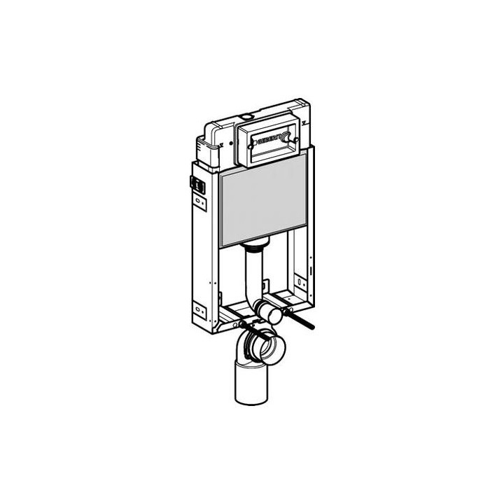 System podtynkowy Geberit Kombifix Basic H108 do WC, UP100, Delta- sanitbuy.pl