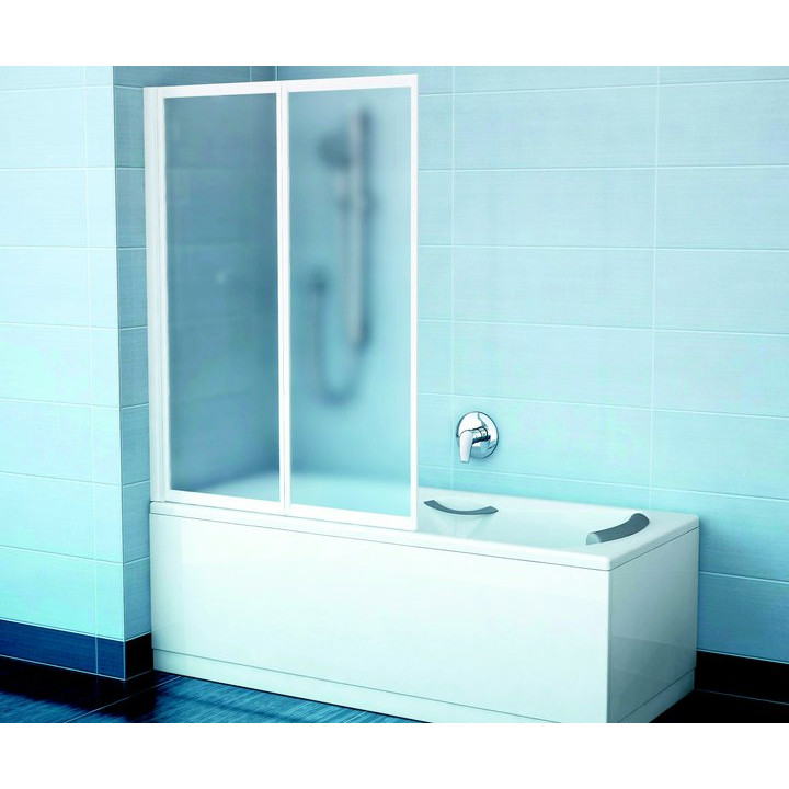 Parawan nawannowy Ravak VS2 105 Biały + Rain- sanitbuy.pl