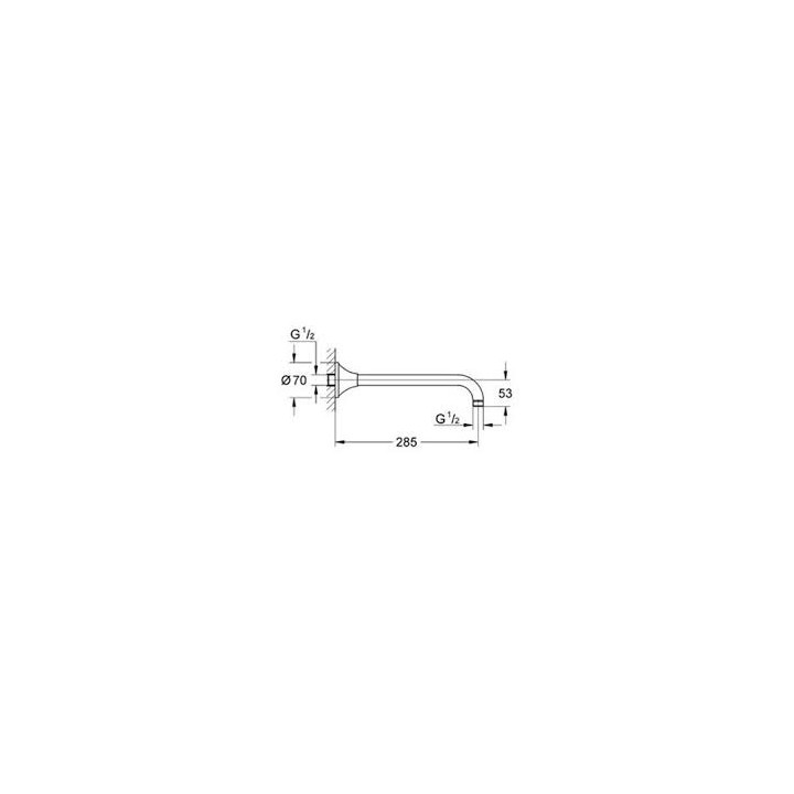 Wysięg Grohe Grandera 285 mm- sanitbuy.pl