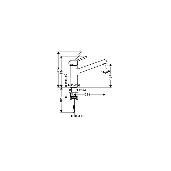 Bateria kuchenna DN 15 Hansgrohe Talis S- sanitbuy.pl